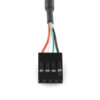 Buy Panel Mount USB to 4-pin Female Header Cable - 6' in bd with the best quality and the best price