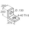 Buy Angle Bracket - 4-40 in bd with the best quality and the best price