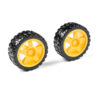 Buy Wheel - 65mm (Rubber Tire, Pair) in bd with the best quality and the best price