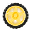 Buy Wheel - 65mm (Rubber Tire, Pair) in bd with the best quality and the best price