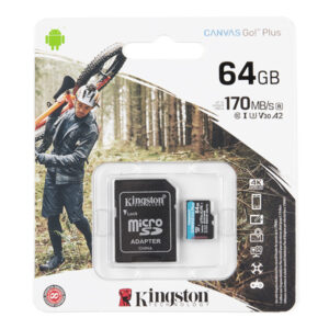 Buy Kingston Canvas Go! Plus 64GB MicroSD Card with Adapter in bd with the best quality and the best price