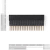 Buy Extended GPIO Female Header - 2x20 Pin (16mm/7.30mm) in bd with the best quality and the best price