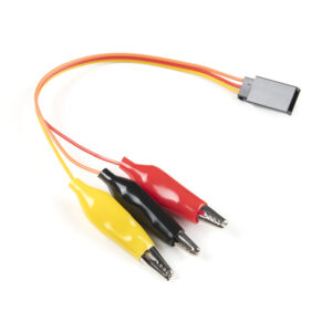 Buy Servo to Alligator Clip Cable - Shrouded in bd with the best quality and the best price