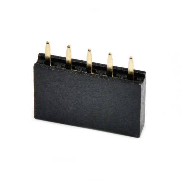 Buy Header - 5-pin Female (PTH, 0.1in.) in bd with the best quality and the best price